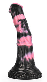 Pirulf Dildo 18 x 5cm Schwarz-Rosa