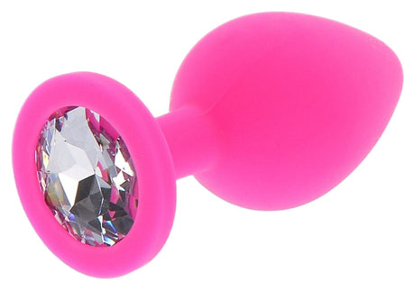 Plug Juwel Diamond Booty L 9 x 4cm Pink