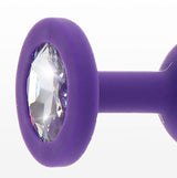 Plug Juwel Diamond Booty S 6 x 2.8cm Violett