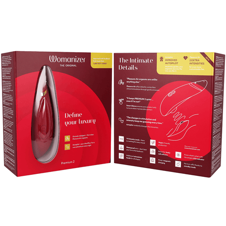 Premium 2 Klitorisstimulator Bordeaux