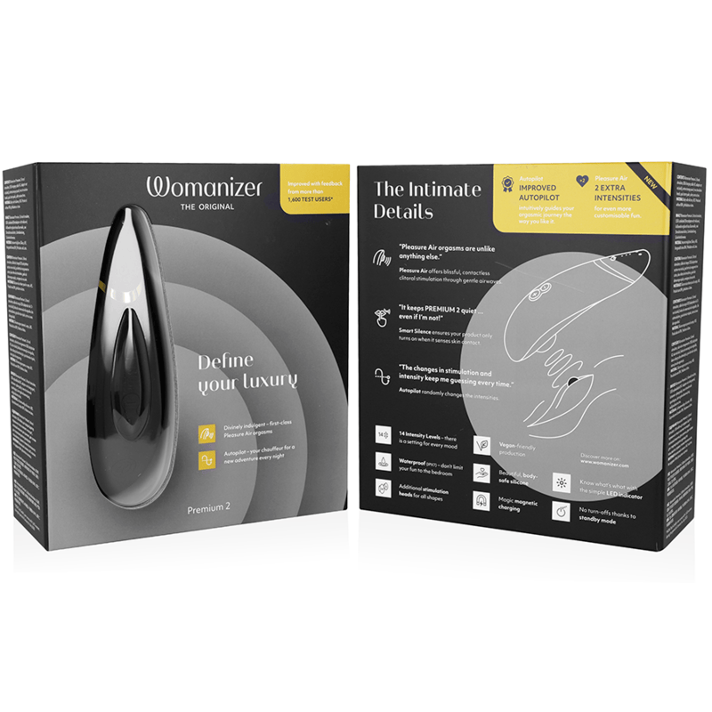 Premium 2 Klitorisstimulator Schwarz – Ansicht 7