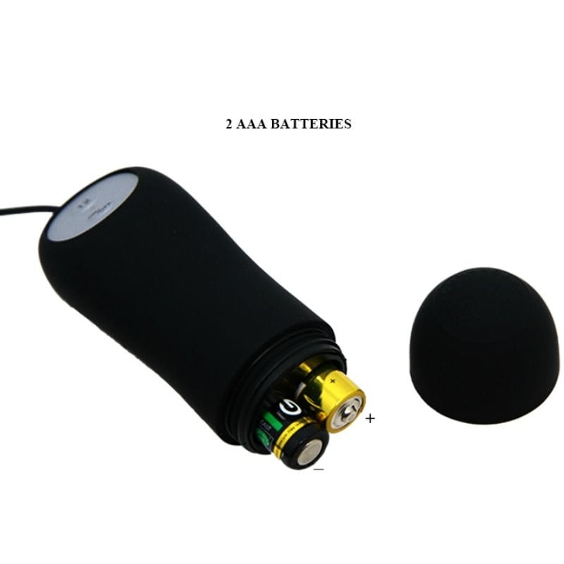 Pretty Love - Anal Plug Ankerform Silikon 12 Vibrationsmodi Schwarz