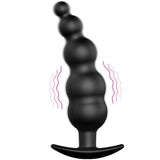 Pretty Love - Analplug aus Silikon Extra Stimulation und 12 Vibrationsmodi Schwarz