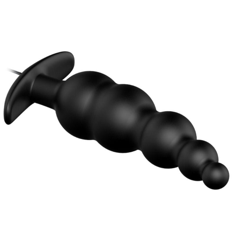 Pretty Love - Analplug aus Silikon Extra Stimulation und 12 Vibrationsmodi Schwarz