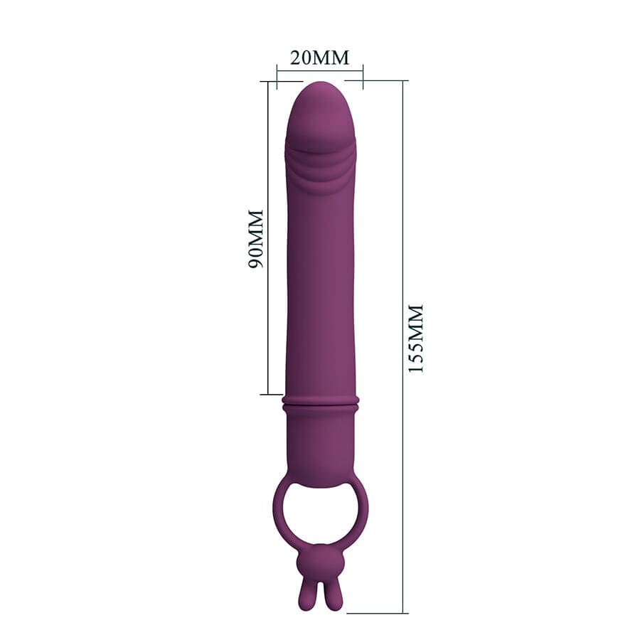 Vibrator Cora Penisform mit Widerstandsring.7