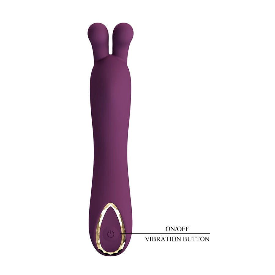 Rabbit-Vibrator Dj Rabbit Purple g-Spot Lila 2,7 x 2,7 cm.6