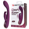 Rabbit-Vibrator Emma Lila mit Stimulator