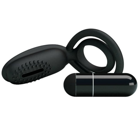 Penisring Esther Vibrationsring mit Stimulator Schwarz.6