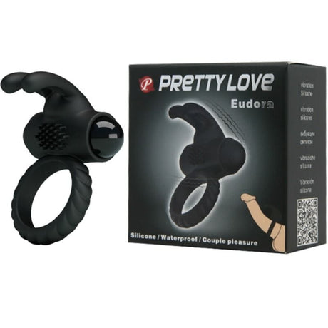 Penisring Eudora Vibrierring mit Stimulator Schwarz.7