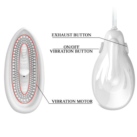Auflegevibrator Flirtation Saugen Stimulator Leidenschaftlicher Liebhaber.6