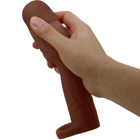 Penishülle Gerd mit Verlängerung Mulatte 35 cm.4