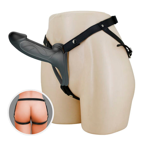 Pretty Love - Landon Black Vibrating Strap-On