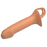 Strap-on Landon Vibrations- für Hellhaut 18 x 4,2 cm.3