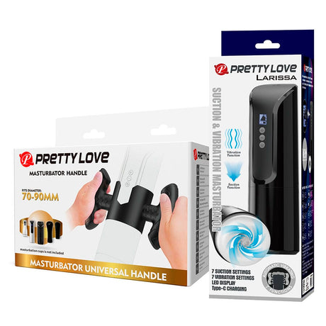 Pretty Love - Larissa Saugfusstrombator mit Vibration + Unterstützung