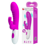 Rabbit-Vibrator Naughty Bunny Lila 21 x 3,4 cm