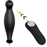 Pretty Love - Silikon Analplug 12 Vibrationsmodi Schwarz