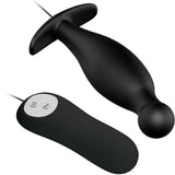 Pretty Love - Silikon Analplug 12 Vibrationsmodi Schwarz