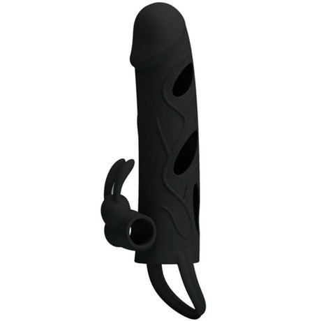 Penishülle Silikonhülle mit Vibration 1.0 14 cm.1