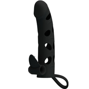 Pretty Love - Silikonhülle mit Vibration 15.2 cm