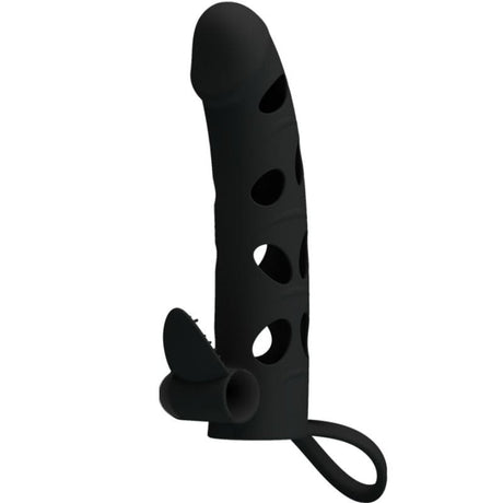 Penishülle Silikonhülle mit Vibration 15,2 cm