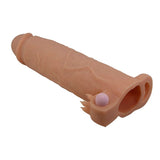 Penishülle Xerxes mit Klitoralstimulator und Vibration 6,7 cm.2