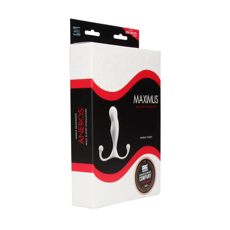 Prostata-Stimulator Aneros Maximus Trident Weiß 11,4 x Ø 2,6 cm – Ansicht 2