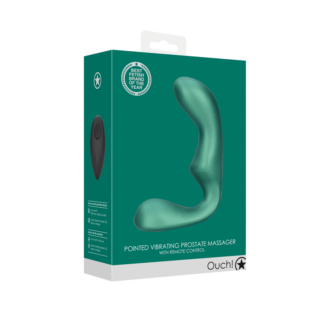 Prostatavibrator Ouch mit Fernbedienung spitz 11,5 x Ø 3,8 cm – Ansicht 9