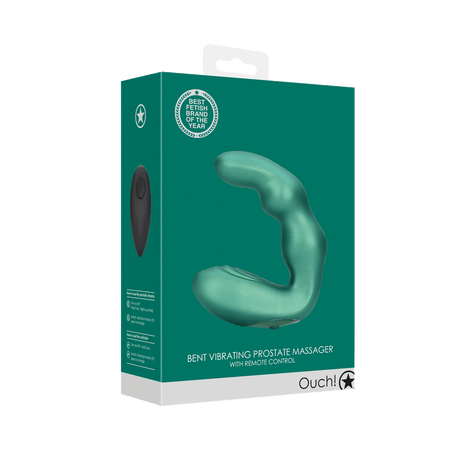 Prostata-Vibrator gebogen mit Fernbedienung – Ansicht 9