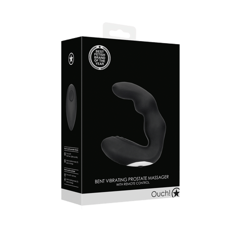 Prostata-Vibrator gebogen mit Fernbedienung – Ansicht 2