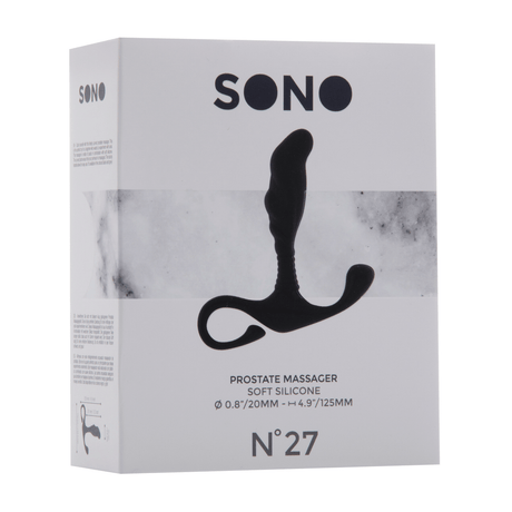 Prostata-Vibrator Nr. 27 Schwarz 12,5 x Ø 2 cm – Ansicht 2