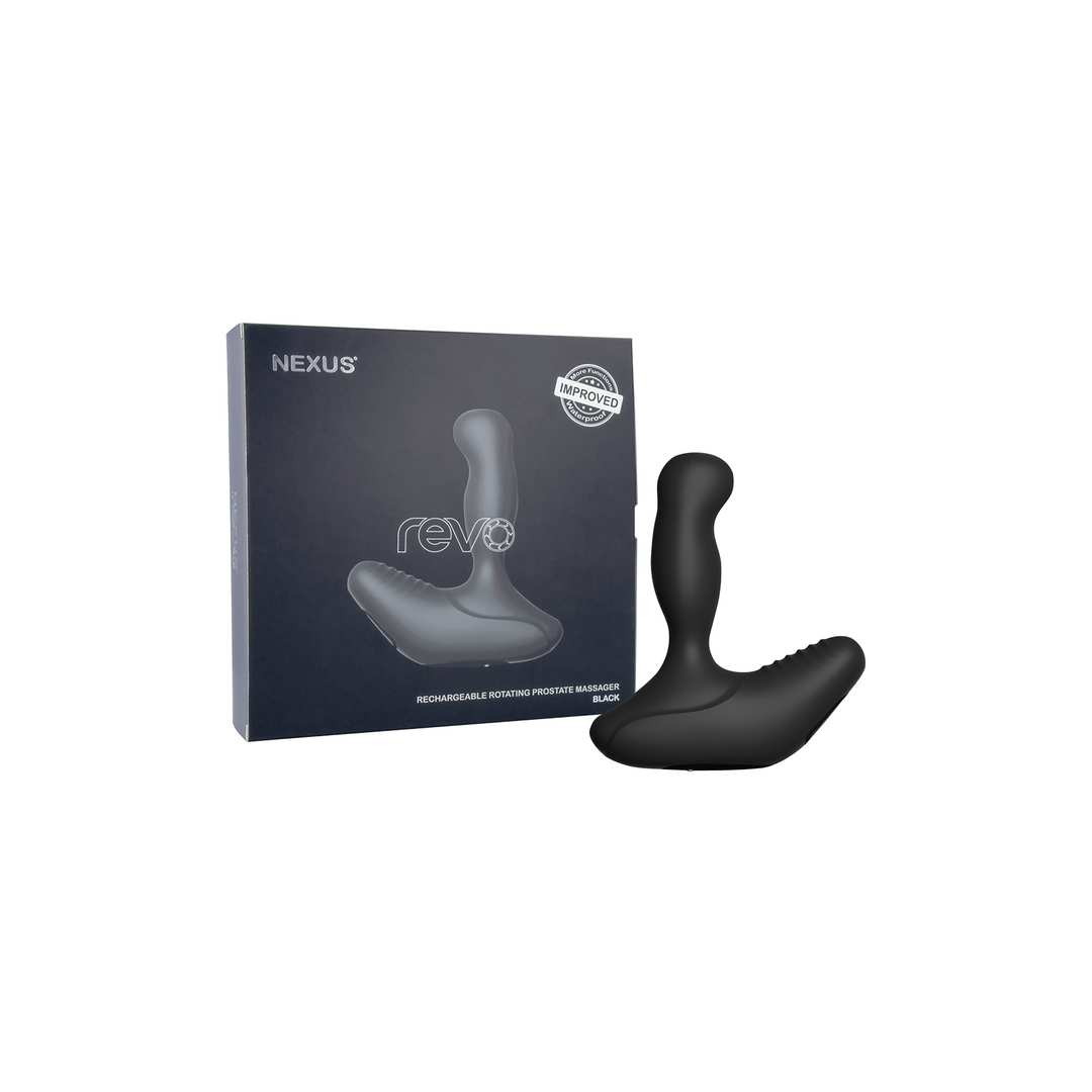 Prostata-Vibrator Nexus Revo mit Rotation Schwarz 9,5 cm – Ansicht 2