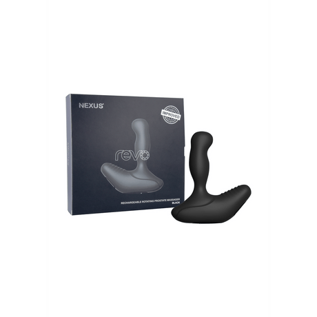 Prostata-Vibrator Nexus Revo mit Rotation Schwarz 9,5 cm – Ansicht 2