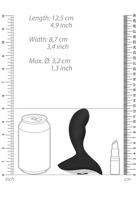 Prostata-Vibrator Sono N°79 Schwarz 8,5 x Ø 3,2 cm – Ansicht 7