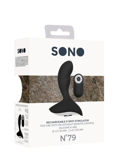 Prostata-Vibrator Sono N°79 Schwarz 8,5 x Ø 3,2 cm – Ansicht 2