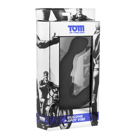 Prostata-Vibrator Tom of Finland P-Spot Vibe mit Vibrokapsel Silikon Schwarz 15,2 x Ø 2,9 cm – Ansicht 2