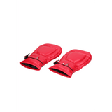 Puppy-Handschuhe Ouch aus PU-Leder mit Schloss Rot 28 cm – Ansicht 5