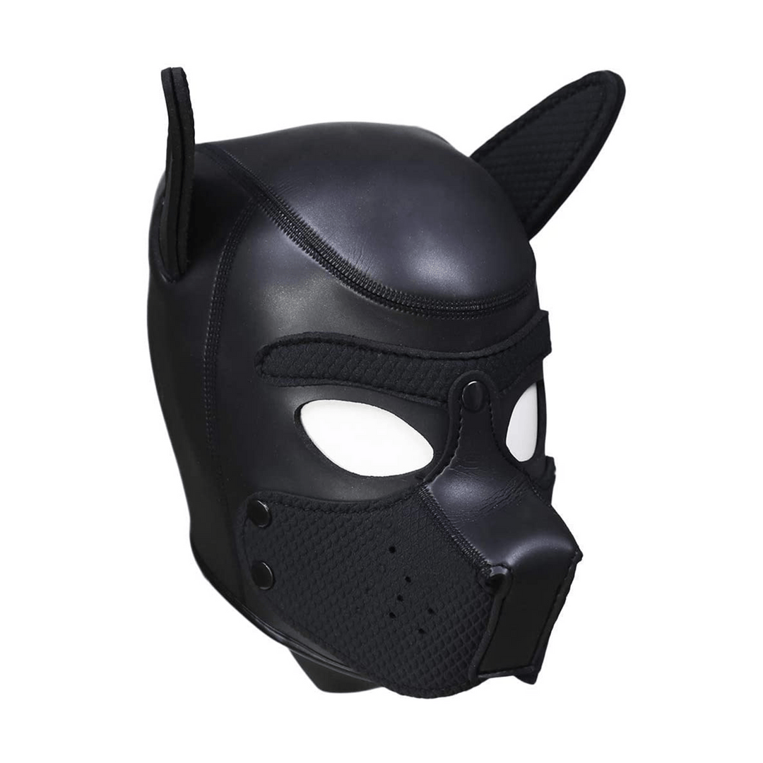 Puppy-Set Ouch aus Neopren mit Maske und Harness Schwarz S/M – Ansicht 4