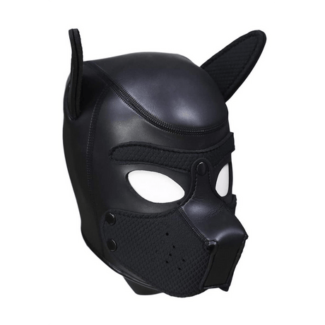 Puppy-Set Ouch aus Neopren mit Maske und Harness Schwarz S/M – Ansicht 4