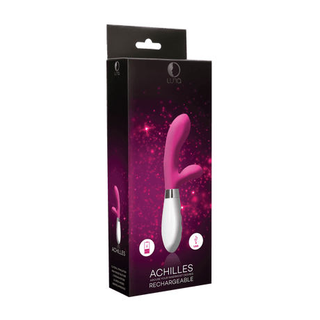 Rabbit-Vibrator Achilles mit Akku Pink 11,5 x Ø 3,5 cm – Ansicht 2