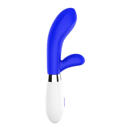 Rabbit-Vibrator Achilles mit Klitorisarm Blau 21 x 3,5 cm – Ansicht 5