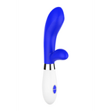 Rabbit-Vibrator Achilles mit Klitorisarm Blau 21 x 3,5 cm