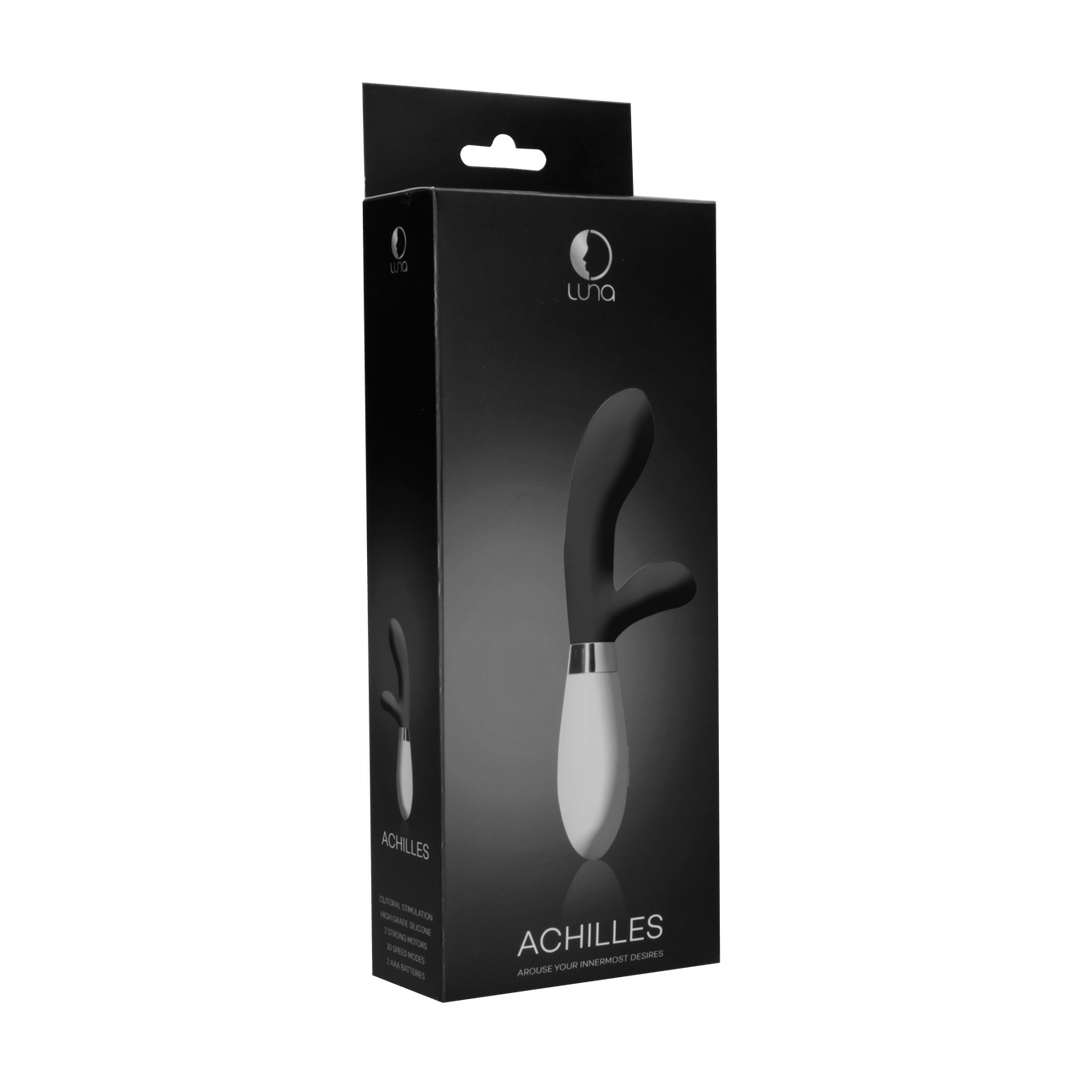 Rabbit-Vibrator Achilles mit zwei AAA-Zellen Schwarz 20,5 x 3,8 cm – Ansicht 2