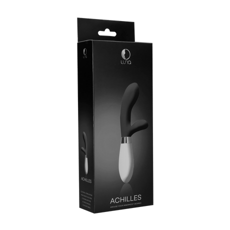 Rabbit-Vibrator Achilles mit zwei AAA-Zellen Schwarz 20,5 x 3,8 cm – Ansicht 2