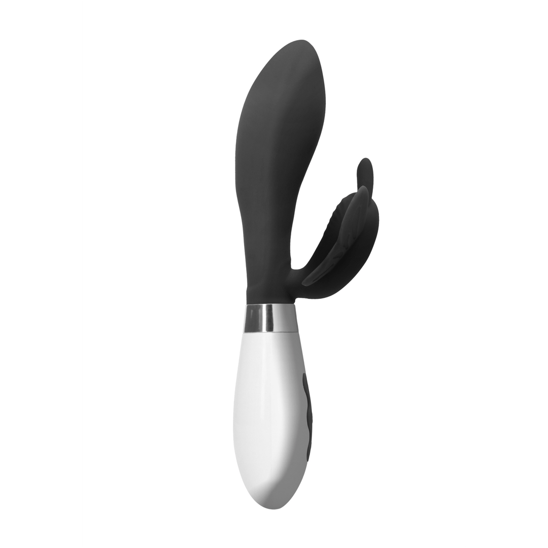 Rabbit-Vibrator Alexios mit Akku Schwarz 12 x 3,8 cm – Ansicht 5