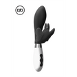 Rabbit-Vibrator Alexios mit Akku Schwarz 12 x 3,8 cm