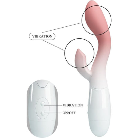 Rabbit-Vibrator Brighty g-Spot + Klitoris-Stimulator 30 Vibrationen Rosa