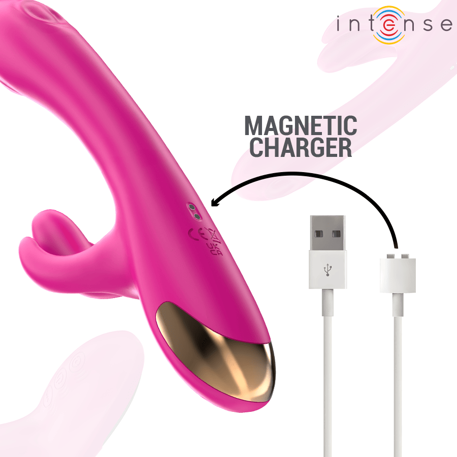 Rabbit-Vibrator Britney Multifunktion Rosa 13,5 cm – Ansicht 3