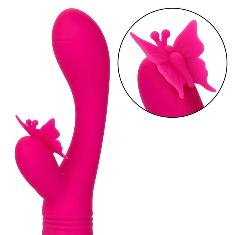 Rabbit-Vibrator Butterfly Kiss Flutter Rosa 9 x 3,25 cm – Ansicht 5
