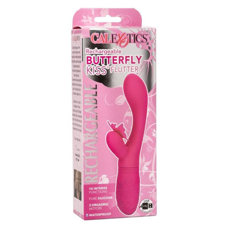 Rabbit-Vibrator Butterfly Kiss Flutter Rosa 9 x 3,25 cm – Ansicht 12