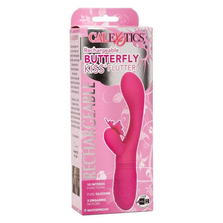 Rabbit-Vibrator Butterfly Kiss Flutter Rosa 9 x 3,25 cm